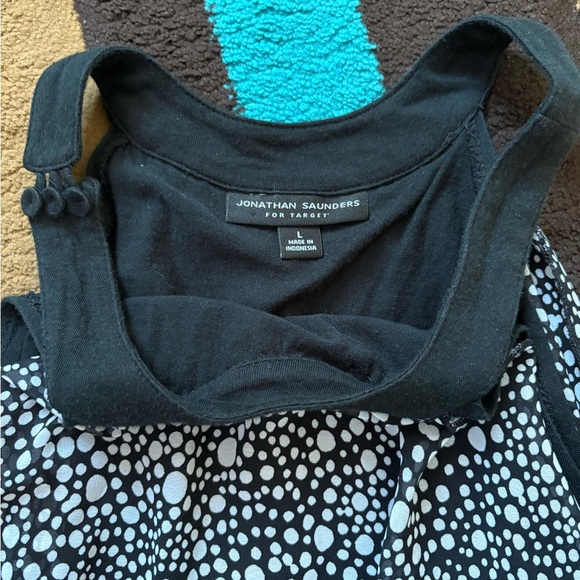 Black and White Polka Dot Tank Top - Picture 3 of 8